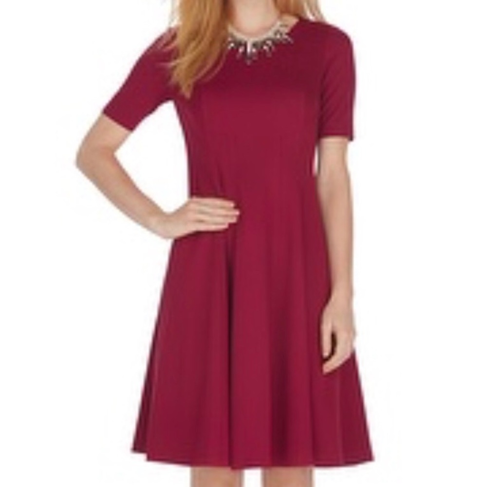 Fit and flare dress from White House Black Market.